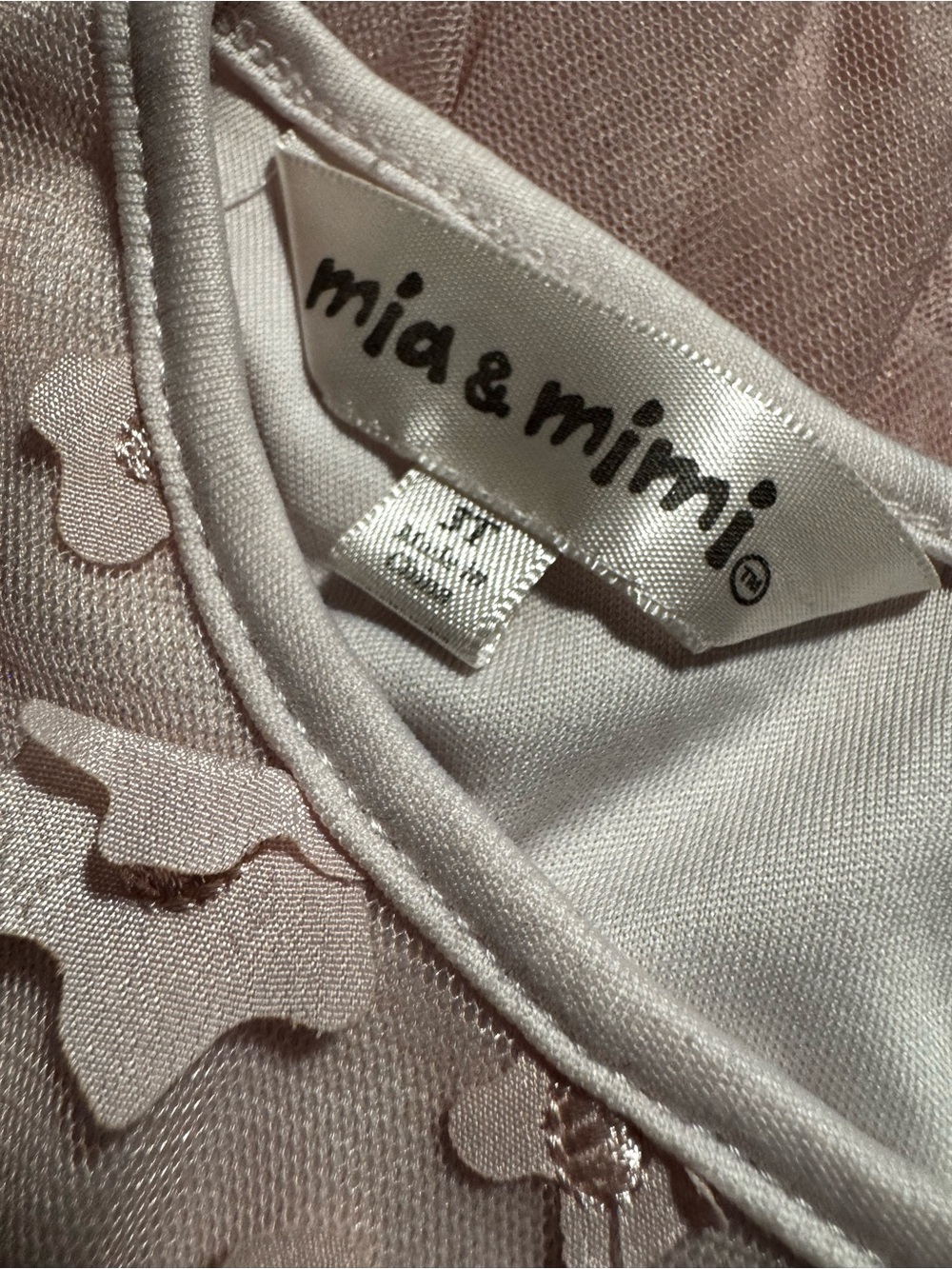 Mia & Mimi Pink Tulle Fairy Dress 3T | Floral Princesscore Festival Dress - Picture 3 of 4
